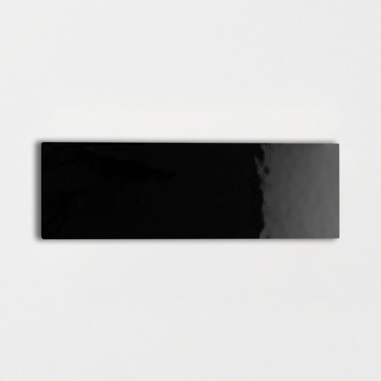 Black Glossy 4×12 Ceramic GRAMAR
